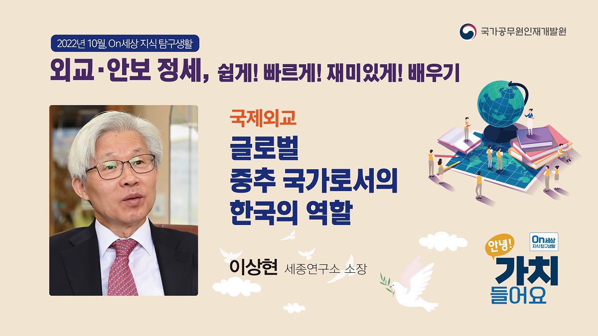 1.「글로벌 중추 국가로서의 한국의 역할」